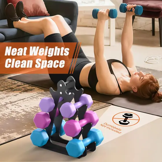 4-Tier Dumbbell Rack for 1-15… — Photo 3