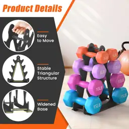 4-Tier Dumbbell Rack for 1-15… — Photo 4