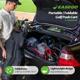 EASEGO Golf Push Cart 3-Wheel… — Photo 2