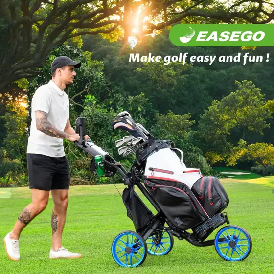 EASEGO Golf Push Cart 3-Wheel… — Photo 3