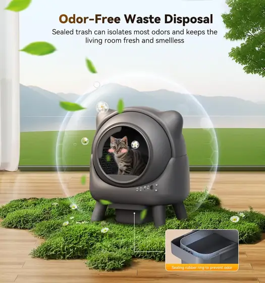 FEELNEEDY Automatic Self-Cleaning Litter Box… — Photo 3