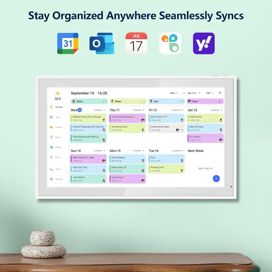 Digital Calendar 21.5-Inch Calendar &… — Photo 2