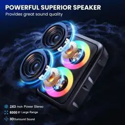 Bluetooth Speaker with 2 Wireless… — Photo 3