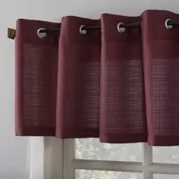 Mainstays Solid Semi Sheer Curtain… — Photo 3
