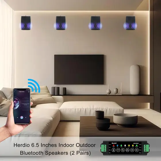 Herdio 6.5" 800W Outdoor Bluetooth… — Photo 2