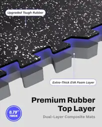 AIRHOP 0.79" Thick Gym Flooring,… — Photo 2