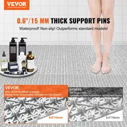 VEVOR Interlocking Drainage Mat Tiles… — Photo 2