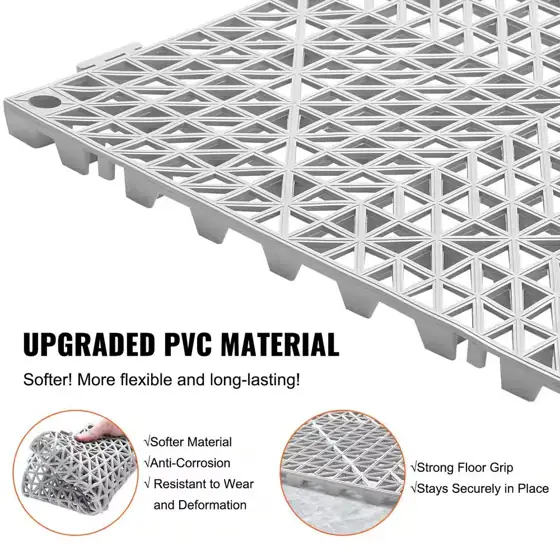 VEVOR Interlocking Drainage Mat Tiles… — Photo 3