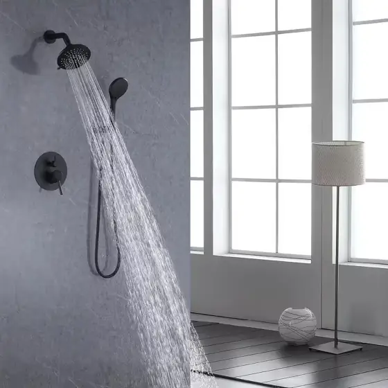 Single-Handle 2-Spray Round High Pressure… — Photo 3