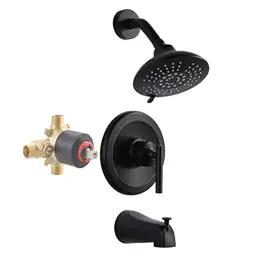 WOWOW Matte Black Shower Faucet… — Photo 1