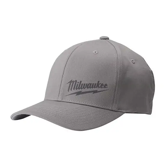 Milwaukee FlexFit Fitted Hat Gray… — Photo 1
