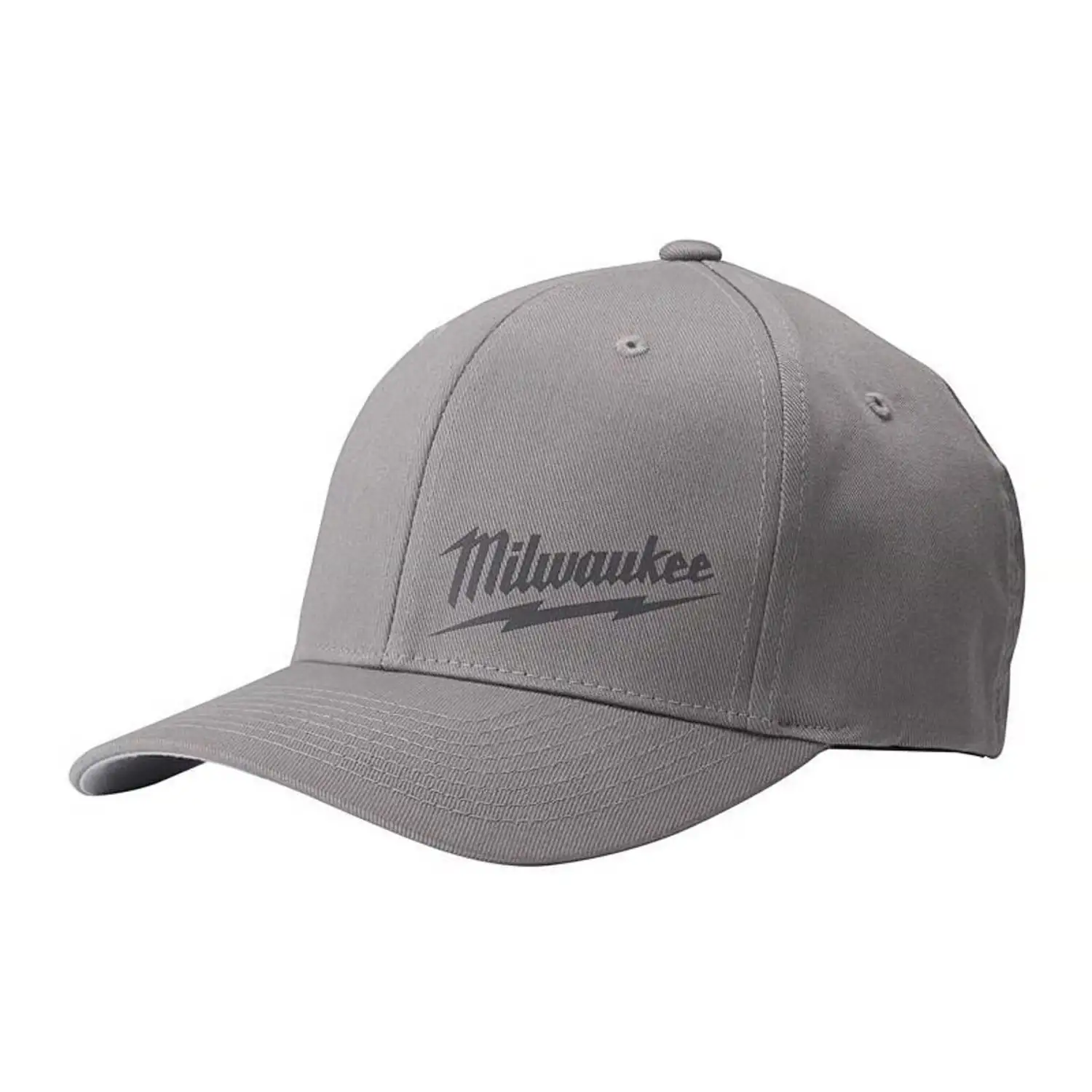 Milwaukee FlexFit Fitted Hat Gray… — Photo 1