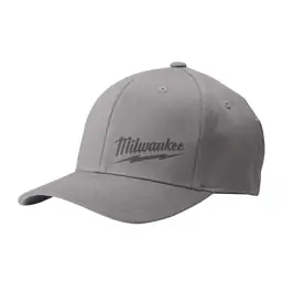 Milwaukee FlexFit Fitted Hat Gray… — Photo 1