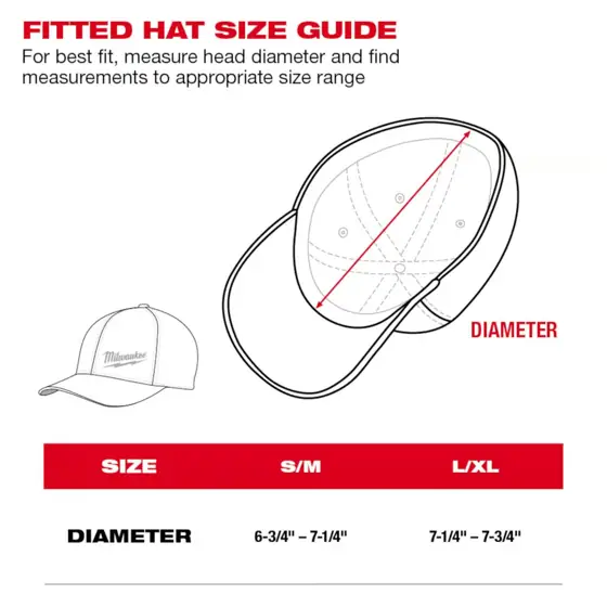 Milwaukee FlexFit Fitted Hat Gray… — Photo 3