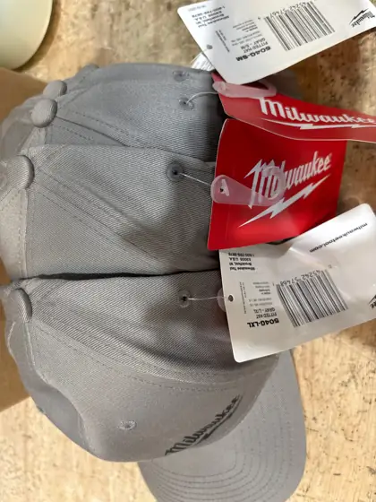 Milwaukee FlexFit Fitted Hat Gray… — Photo 4