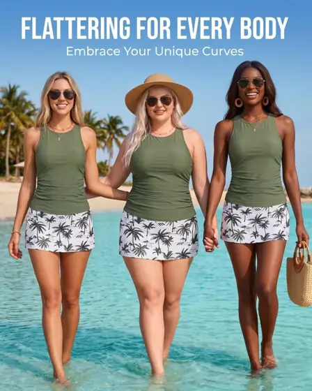 Daci Womens Tankini Swimsuits with… — Photo 2
