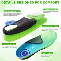Healrecux Plantar Fasciitis Insoles Men… — Photo 2