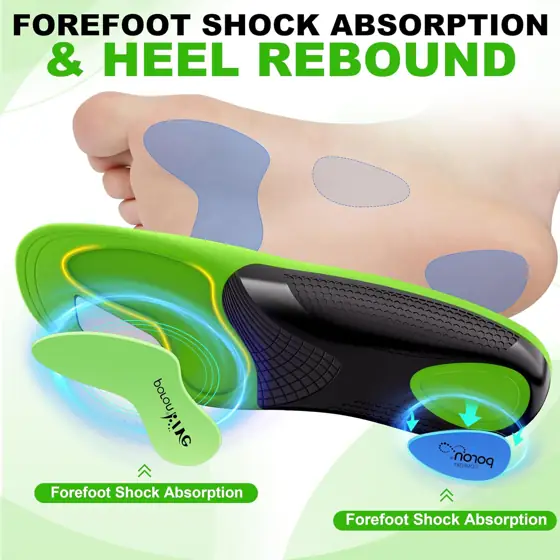 Healrecux Plantar Fasciitis Insoles Men… — Photo 3