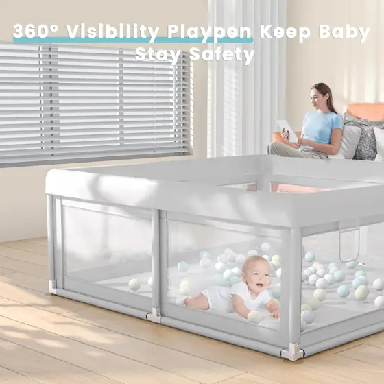 Hiaksedt Baby Playpen 50x50 Inch,… — Photo 3