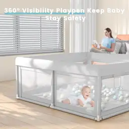 Hiaksedt Baby Playpen 50x50 Inch,… — Photo 3