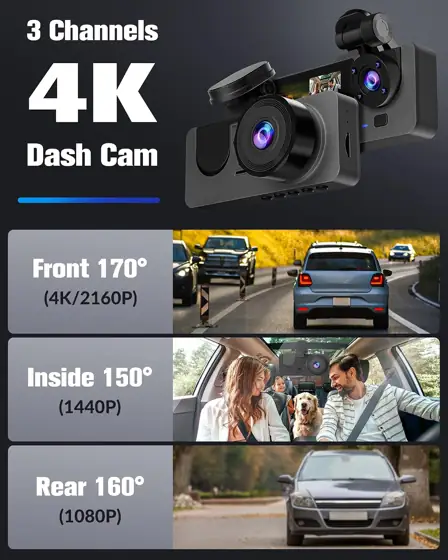 4K Front & Rear Dash… — Photo 2