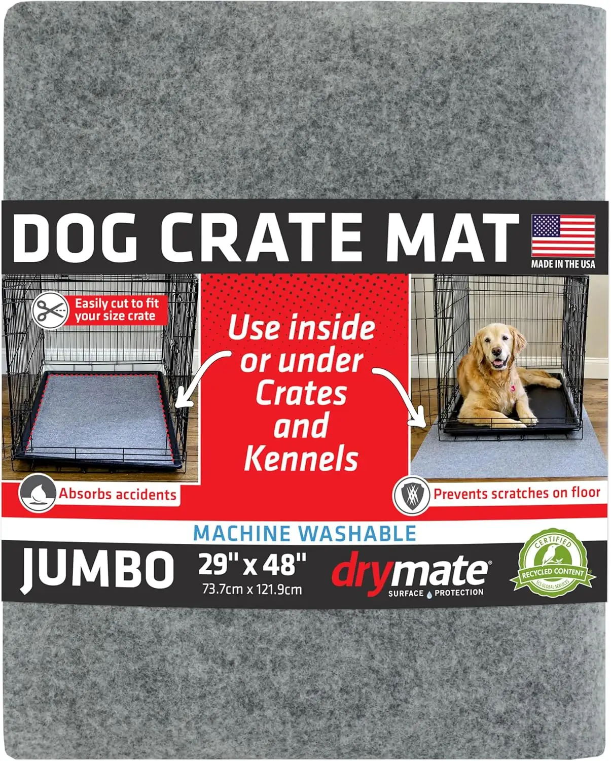 Drymate Dog Crate Mat Liner,… — Photo 1