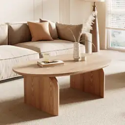 Honyee Small Oval Coffee Table,… — Photo 1
