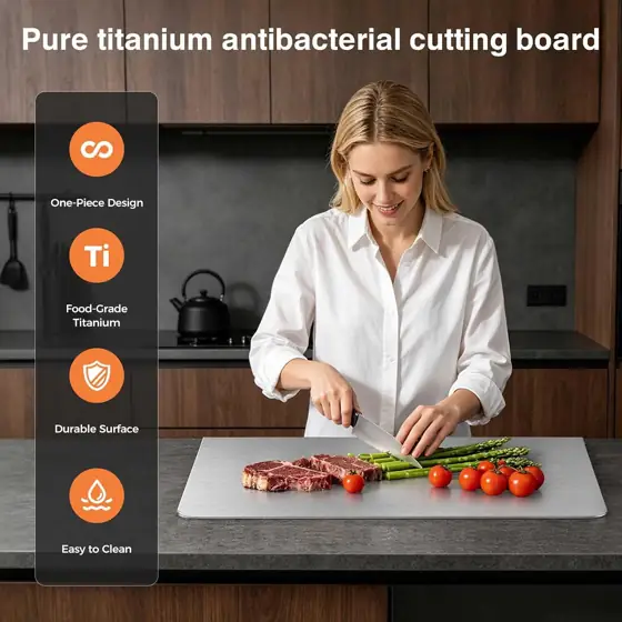 Titanium Cutting Board for Kitchen,… — Photo 2