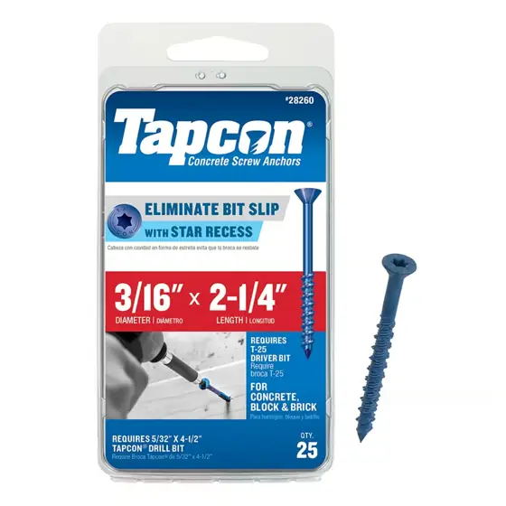 Tapcon 3/16 in. in. X… — Photo 1