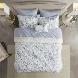 Thelma 8-Piece Blue Queen Reversible… — Photo 3