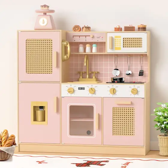 Babytronic Wooden Kids Play Kitchen,… — Photo 1