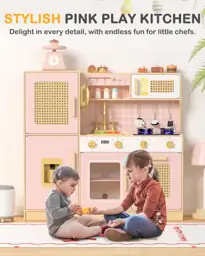 Babytronic Wooden Kids Play Kitchen,… — Photo 2