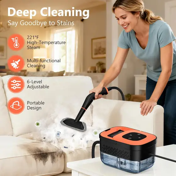 Steam Cleaner Portable Steamer with… — Photo 2