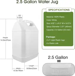 2.5 Gallon Water Jug, F-Style… — Photo 2