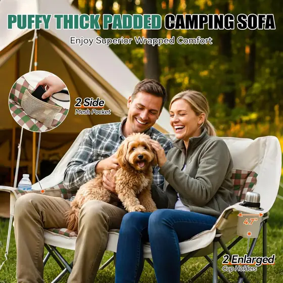 Double Camping Chair, Oversized 2-Person… — Photo 3