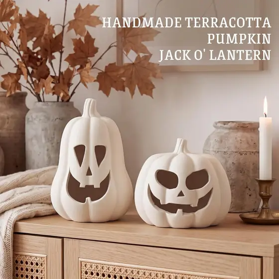 Tioncy Halloween Decor Terracotta Jack… — Photo 3