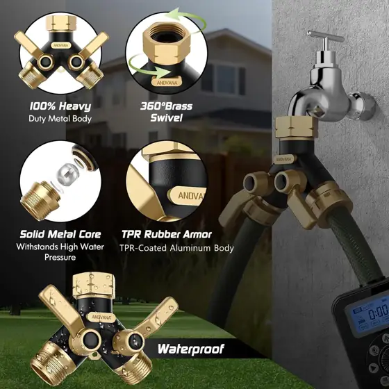 Hose Splitter 2-Way Heavy Duty,… — Photo 2
