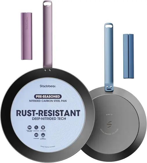 Carbon Steel Frying Pan Set,… — Photo 1