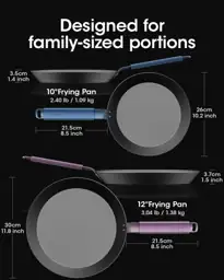Carbon Steel Frying Pan Set,… — Photo 2