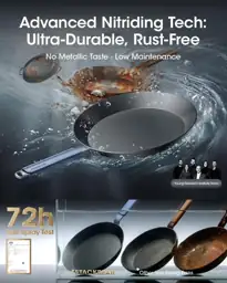 Carbon Steel Frying Pan Set,… — Photo 3