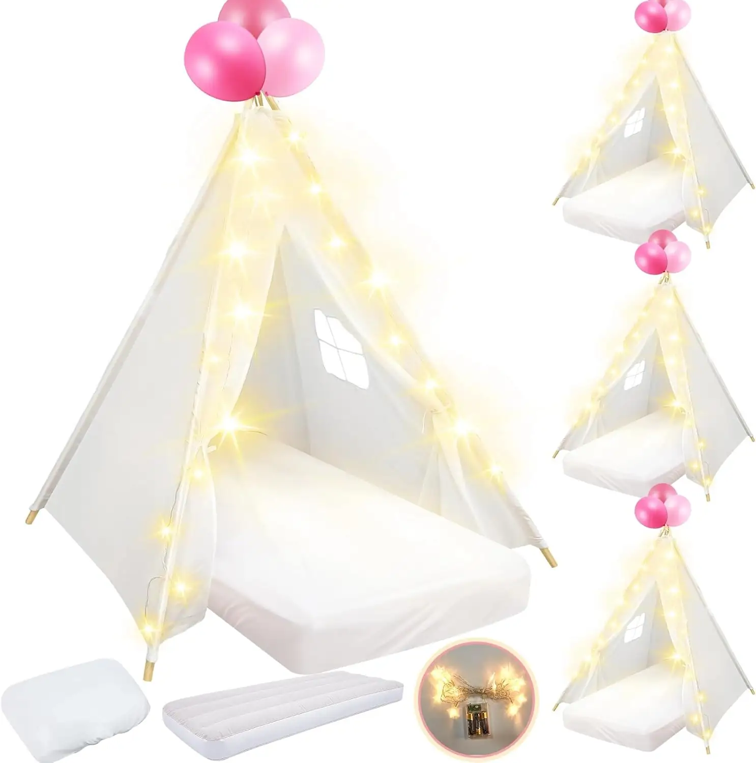 Lemosa 4 Pack Kids Teepee… — Photo 1