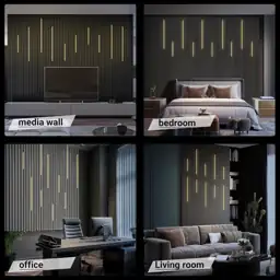 HAMRVL Black Wall Panel Lights… — Photo 3