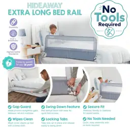 Regalo 54" Hideaway Bed Rail… — Photo 3