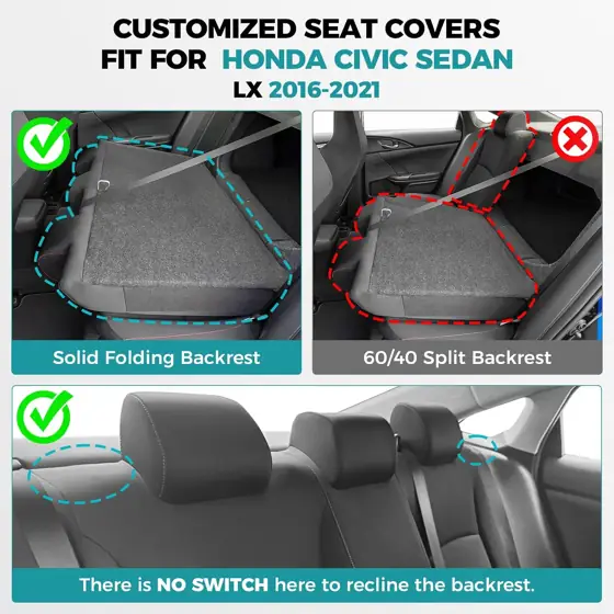 Leather Seat Covers for Honda… — Photo 2