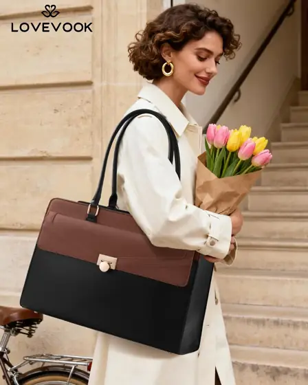 LOVEVOOK Laptop Tote Bag for… — Photo 2