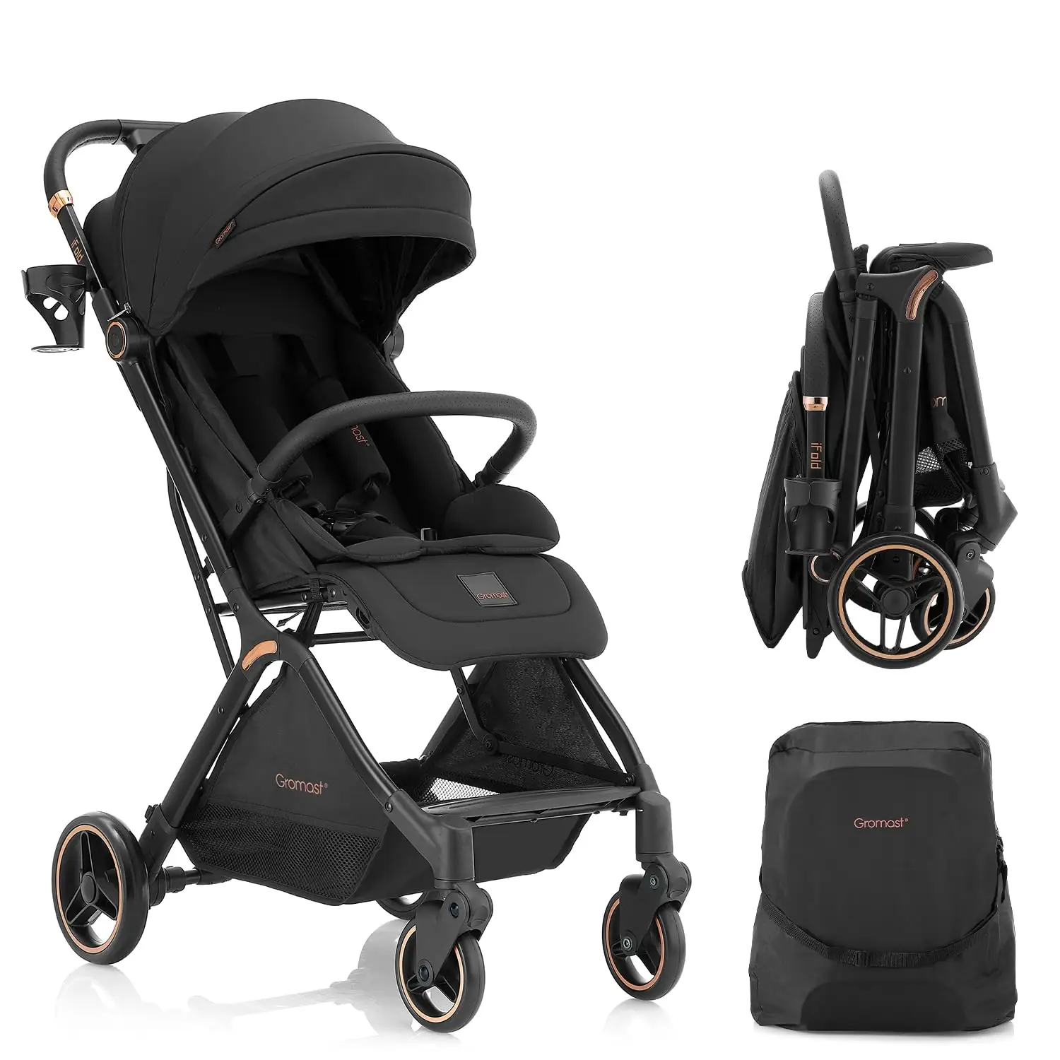 Gromast Gravity Folding Baby Stroller… — Photo 1
