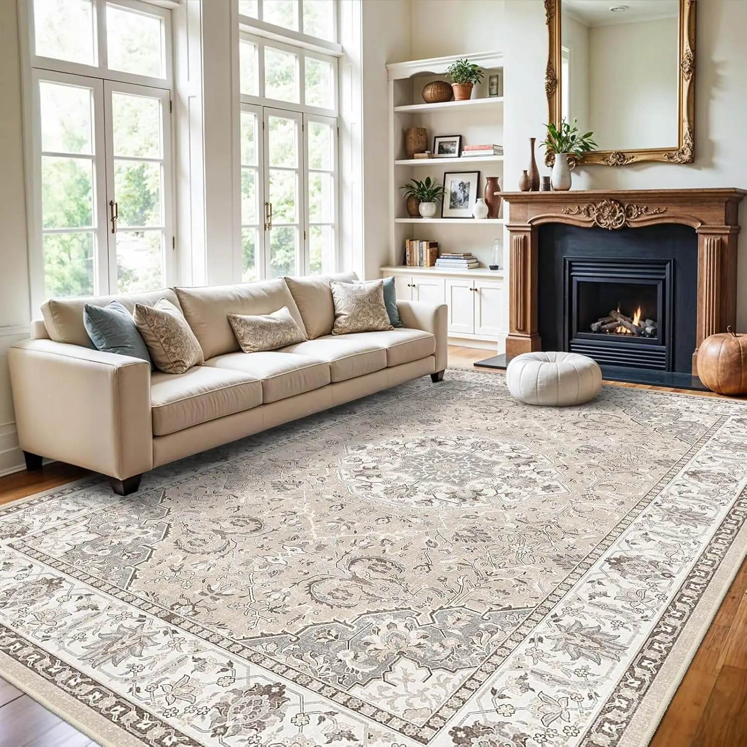 Washable 9x12 Area Rug -… — Photo 1