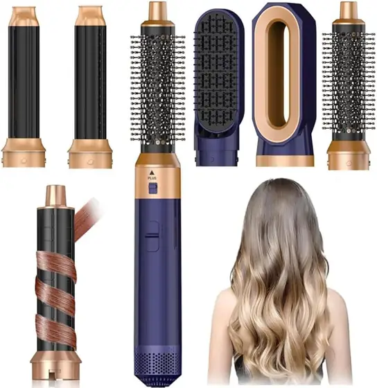 Hair Dryer Brush 5-in-1, Negative… — Photo 1