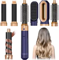 Hair Dryer Brush 5-in-1, Negative… — Photo 1