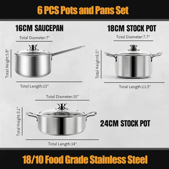 Stainless Steel pots and pans… — Photo 2